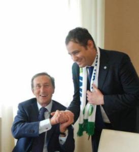 Vito Mannino (Fli) con Gianfranco Fini